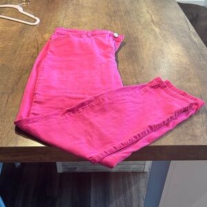 crown & ivy Bright Pink Skinny Jeans